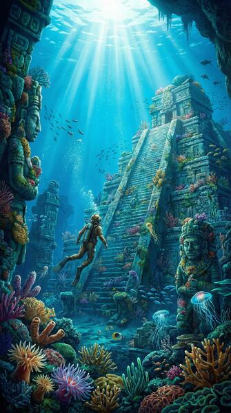 《深海秘境》高清冒险动漫视频海报